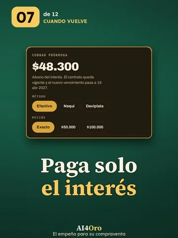 07 · Paga solo el interés