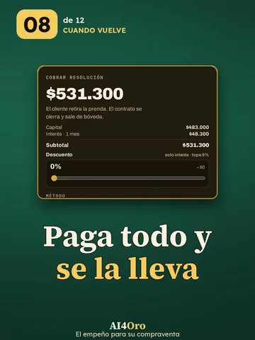 08 · Paga todo y se la lleva